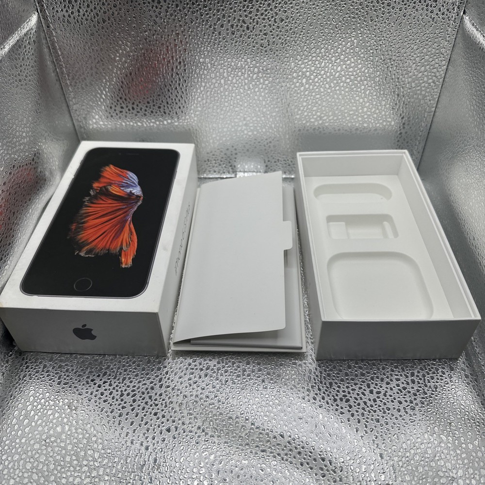 *BOX ONLY* APPLE iPhone 6S Space Gray 32GB ~ Original Empty Box W/ Insert Papers