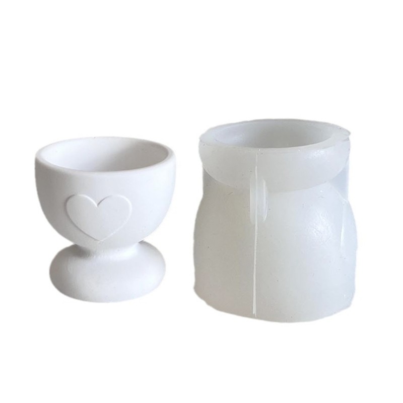 Heart Pattern Silicone Molds Easy Demold Temperature Resistant for Cup