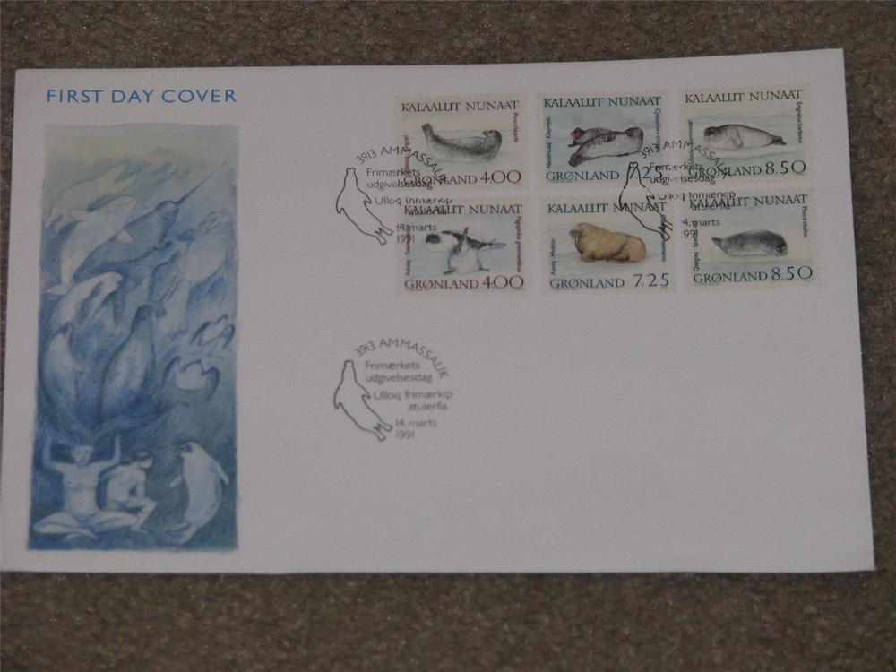 Greenland FDC, Scott# 233-38