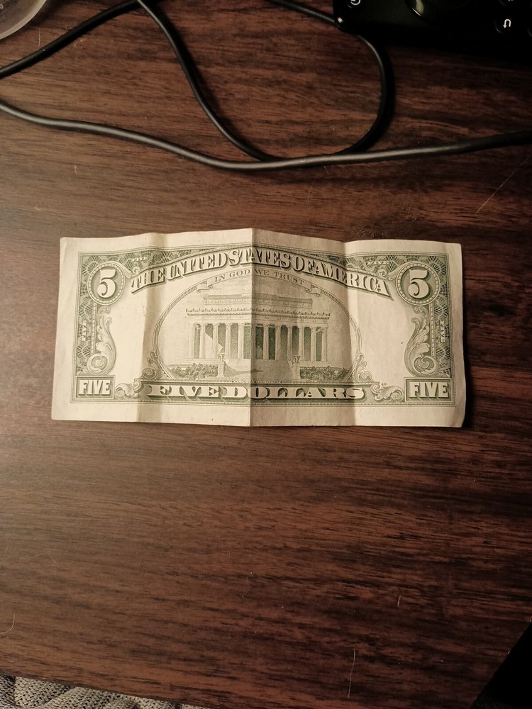 1985 $5 Small Face Bill