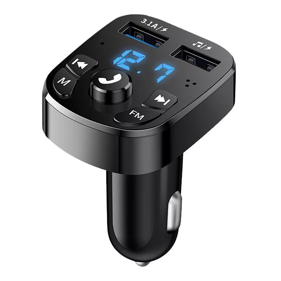 US Bluetooth 5.0 Car Wireless FM Transmitter 2USB PD Charger AUX Hands-Free lot