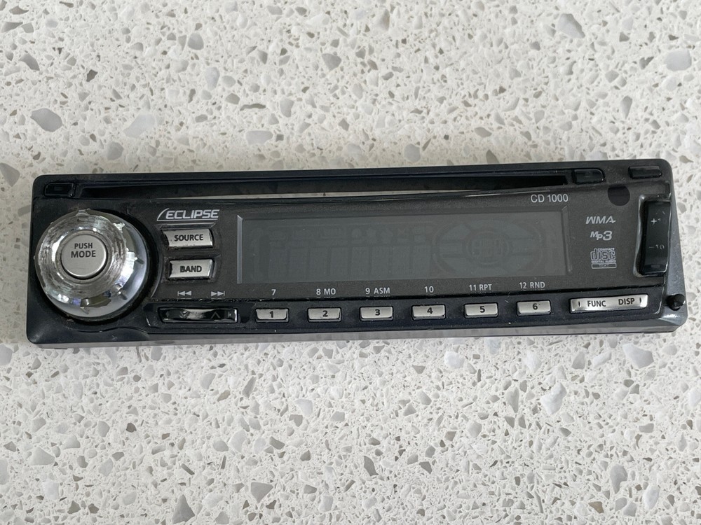 ECLIPSE CD1000 CAR STEREO FACEPLATE ONLY ECLIPSE CD1000 FACEPLATE OEM🟠