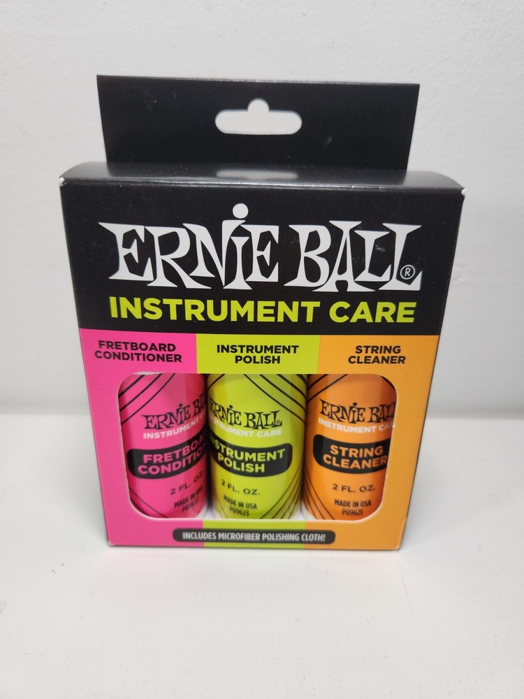 Ernie Ball Instrument Care 3 Pack