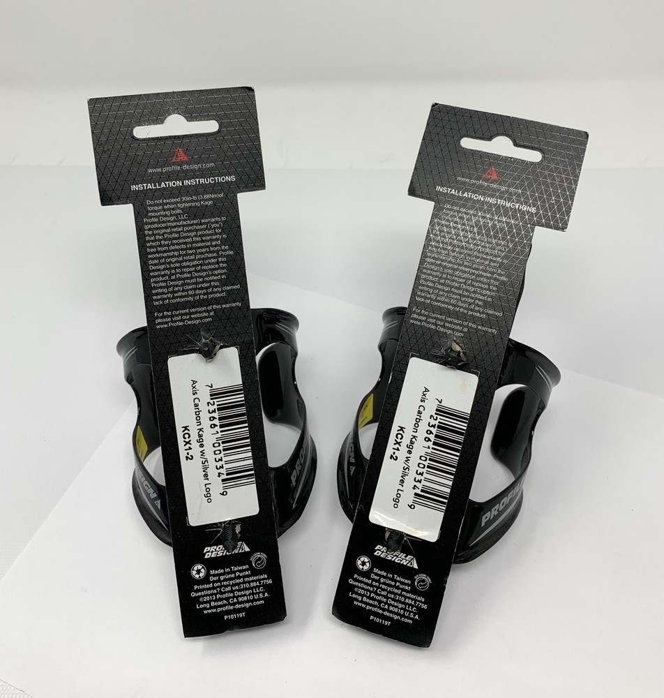 Profile Design Axis Kage Carbon Bottle Cages - Pair - New