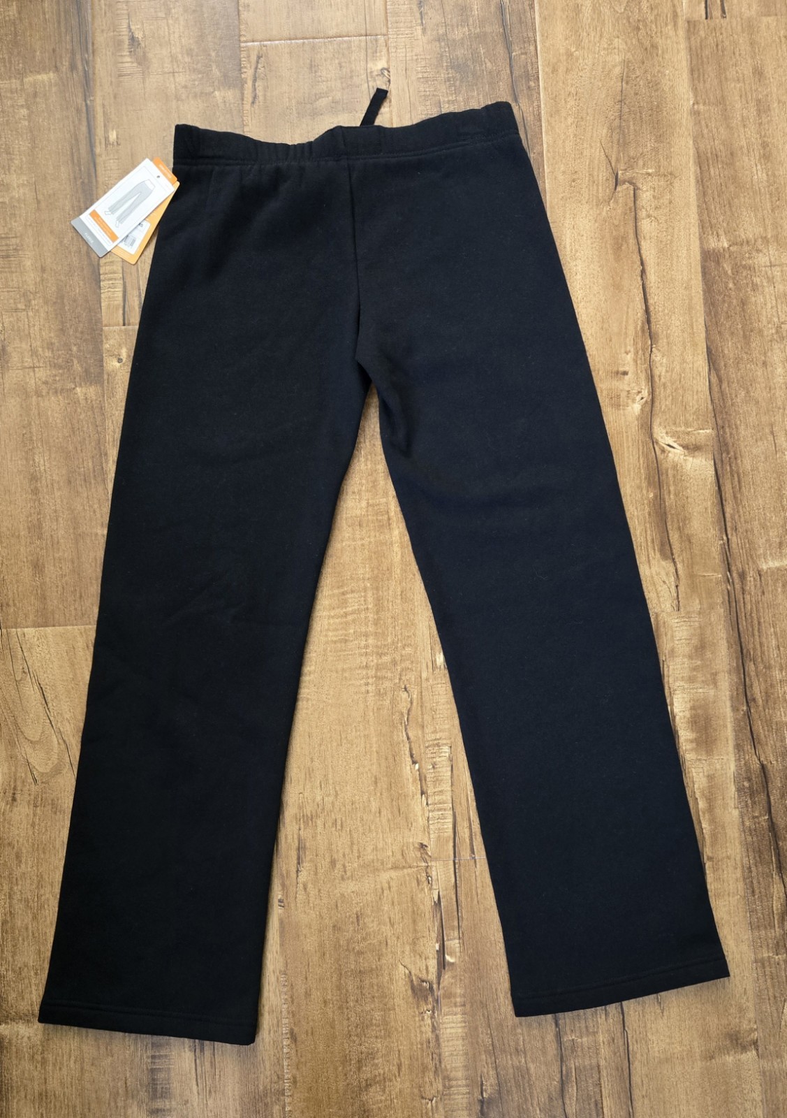 NWT C9 Champion Semi Fitted Sweatpants Women XS Black Low Rise Fleece Straight