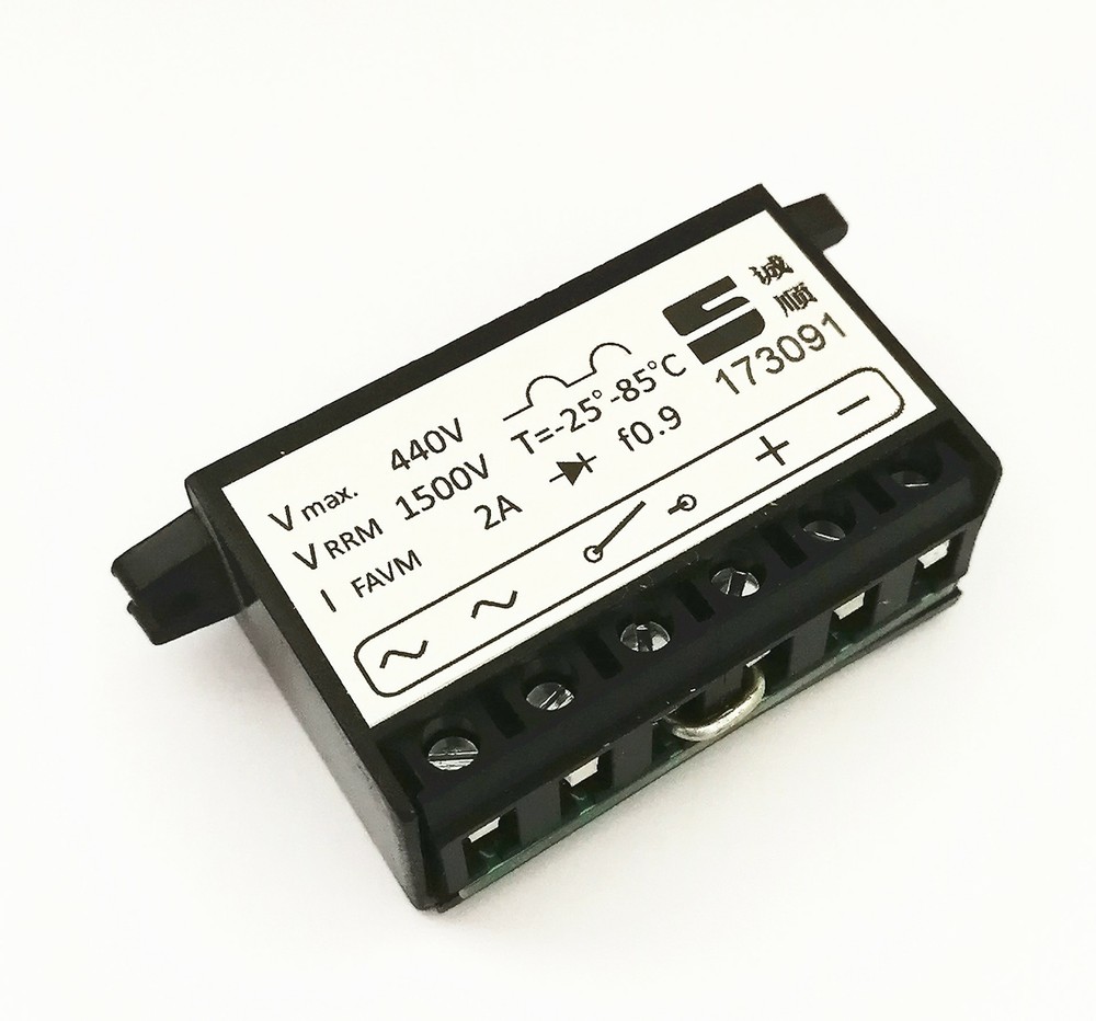 Replace FLENDER 173091 rectifier module VMAX 440V VRRM 1500V