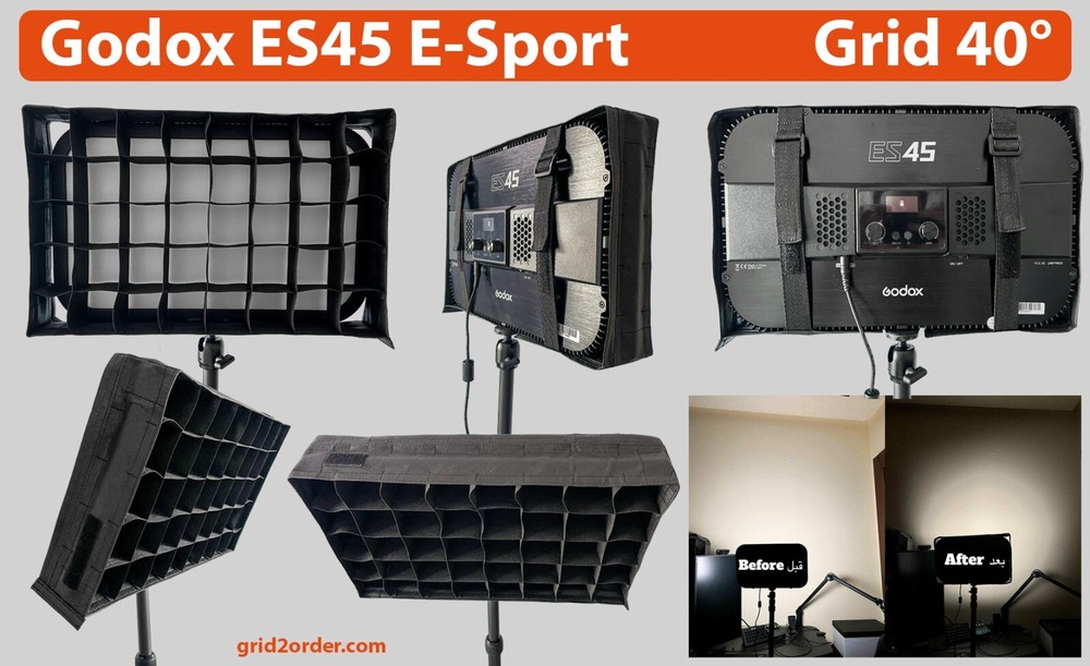 Grid for Godox ES45 E-Sport LED Light