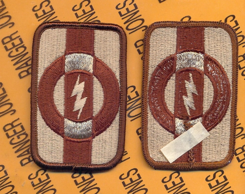 US Army 49th Quartermaster Group QM Desert DCU uniform patch m/e