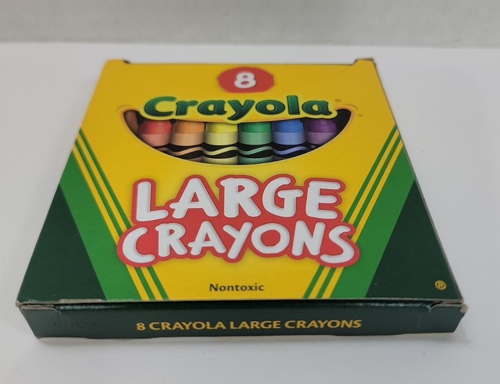 Crayola Large Crayons 8 in a Box. New