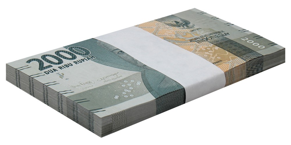 Indonesia 2000 Rupiah, 2021, P-155f, UNC X 100 PCS Bundle Pack