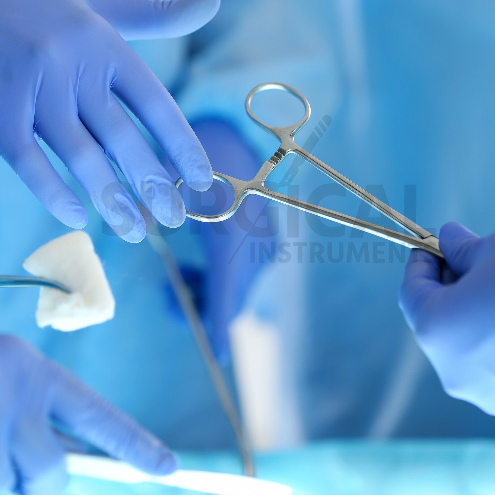 2 Pcs Set 12" Straight + Curved Hemostat Forceps Locking Clamps German Grade