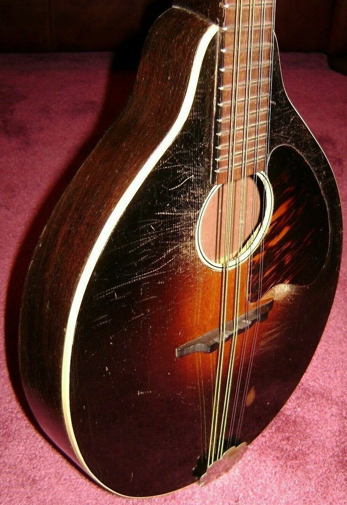 Vintage Kalamazoo 1930s KM-11 Mandolin & Case