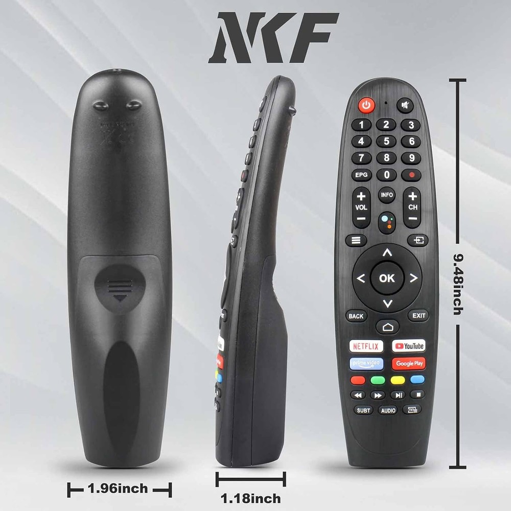 EC32V2HA EC40V2FA Replace Remote Control for Caixun Android TV Black