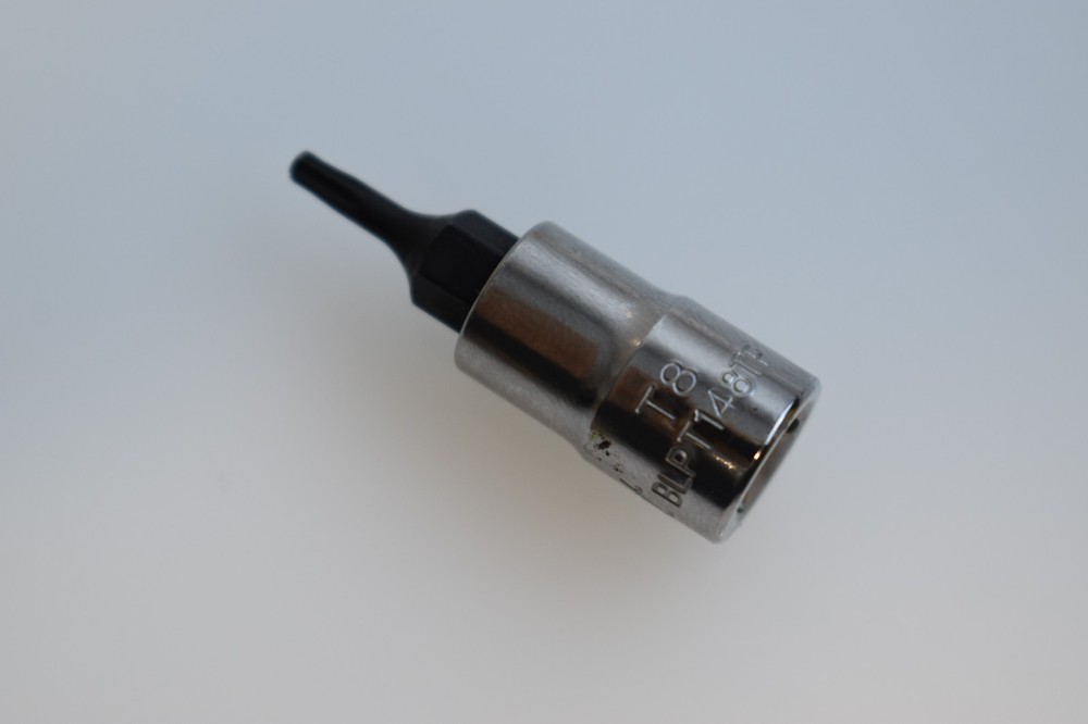 Blue Point Tools BLPT148TP T8 TORX Tamper Proof bit Socket Driver 1/4" Drive