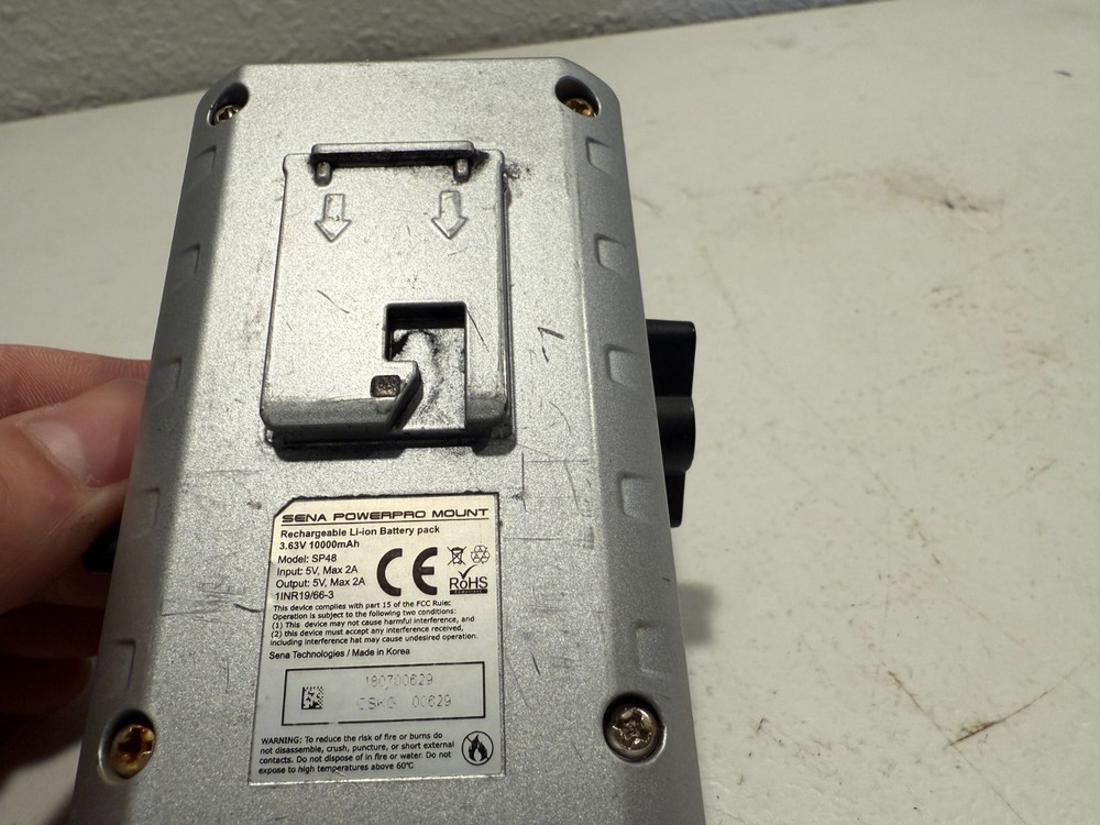 Sena SP48 PowerPro Mount USED, NO ACCESORIES