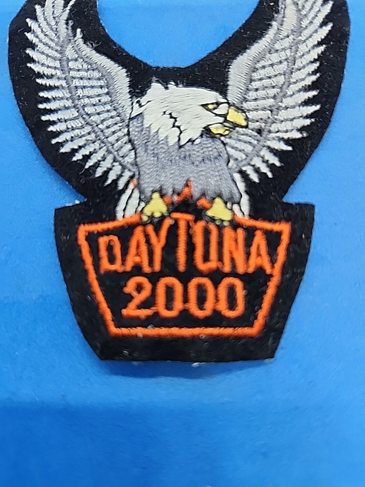 New Harley Davidson Daytona 2000 Patch w/ Winged Eagle