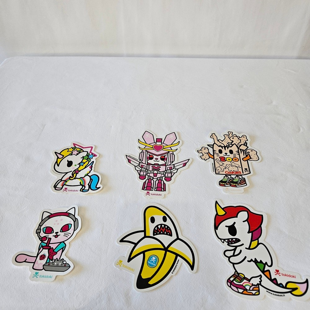 Tokidoki Vinyl Sticker Bundle (6 stickers)