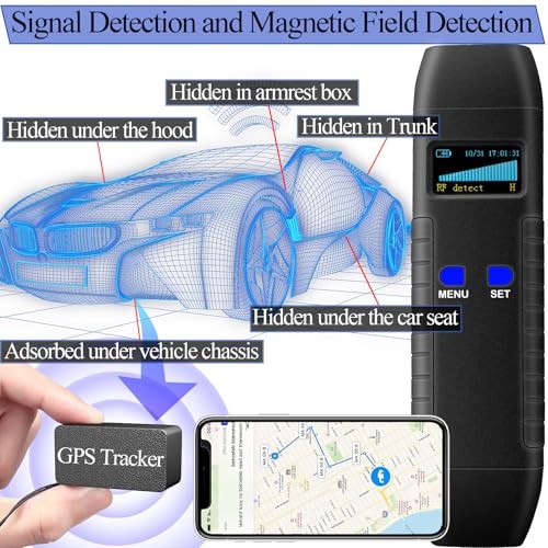 Hidden Camera Detector GPS Tracker Detector, RF Bug Sweeper Listening Device
