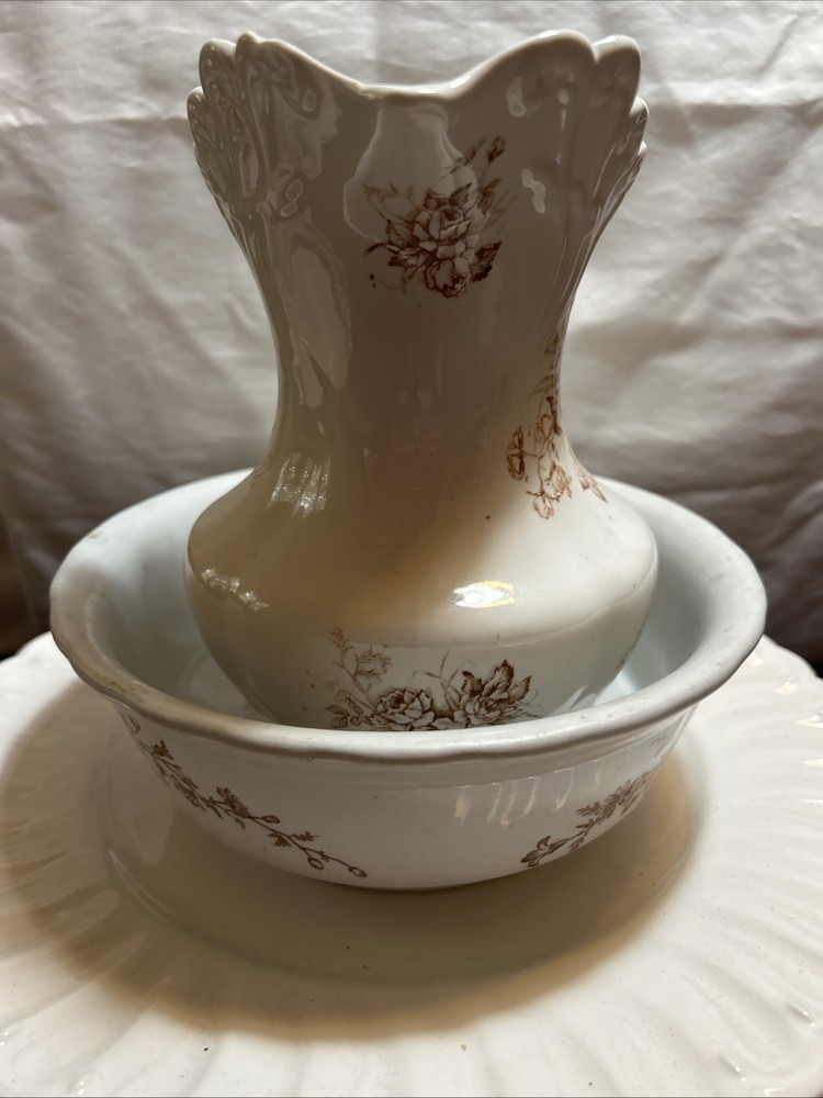 Taylor & Knowles Pitcher And Basin