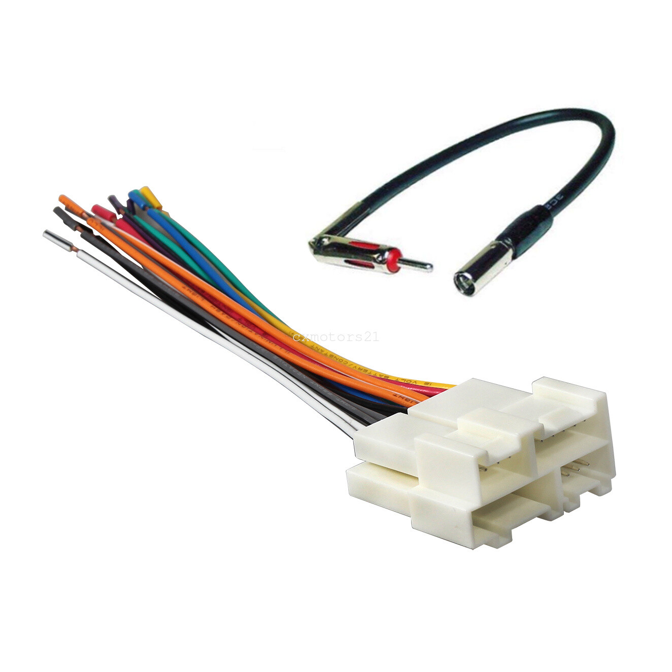 Car Stereo Radio Wire Harness & Antenna Adapter For Chevy Camaro Tahoe 1995-2002