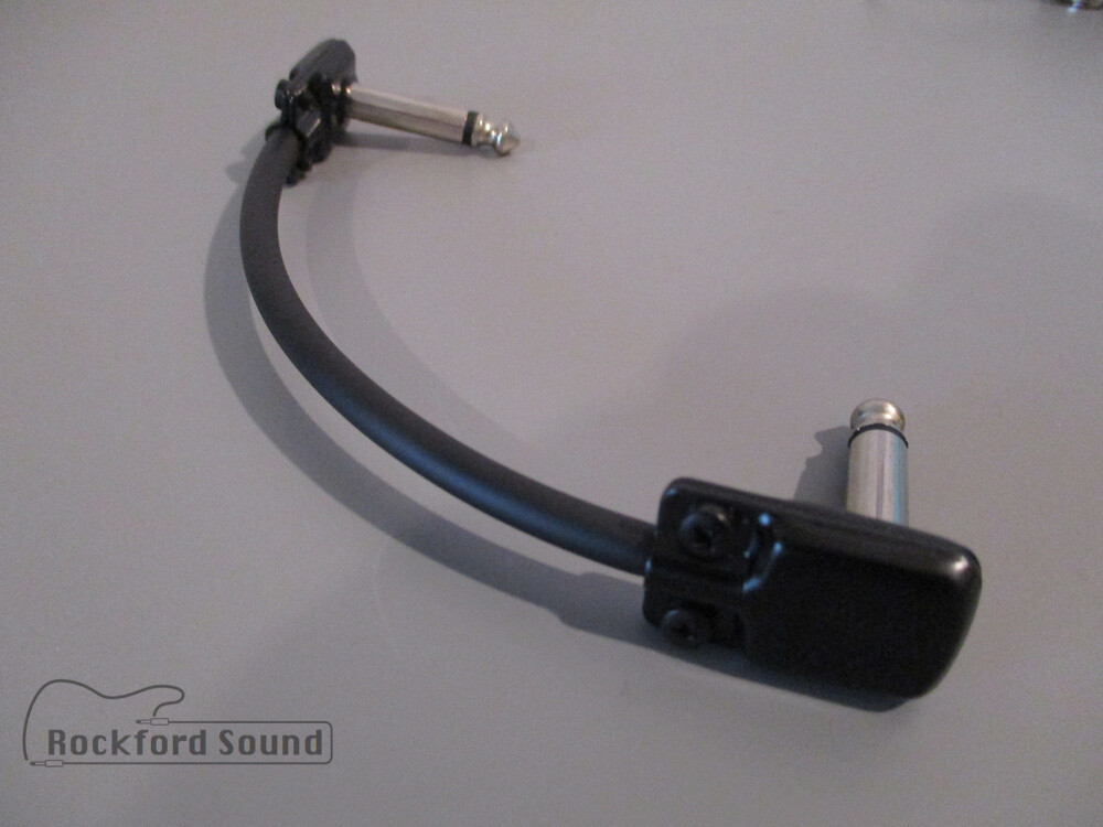 Mogami W2319 & Squareplug SP500BK Patch Cable - 1/4" Right angle to Right Angle