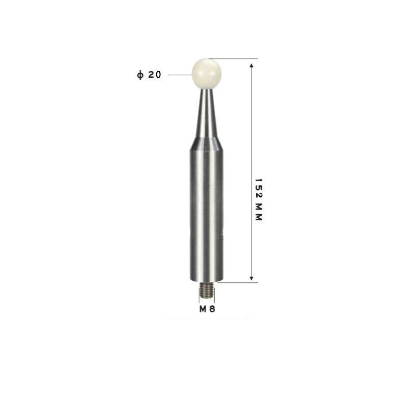 CMM Touch Probe Stylus 20mm Diameter M8 Thread,152mm Long