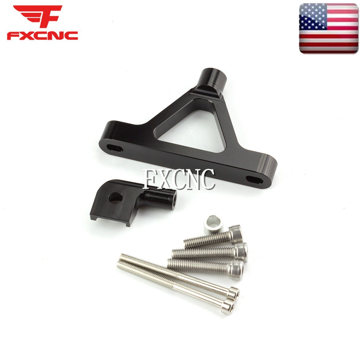 Steering Damper Stabilizer & Mounting Bracket For Kawasaki Ninja ZX6R 2007-2008