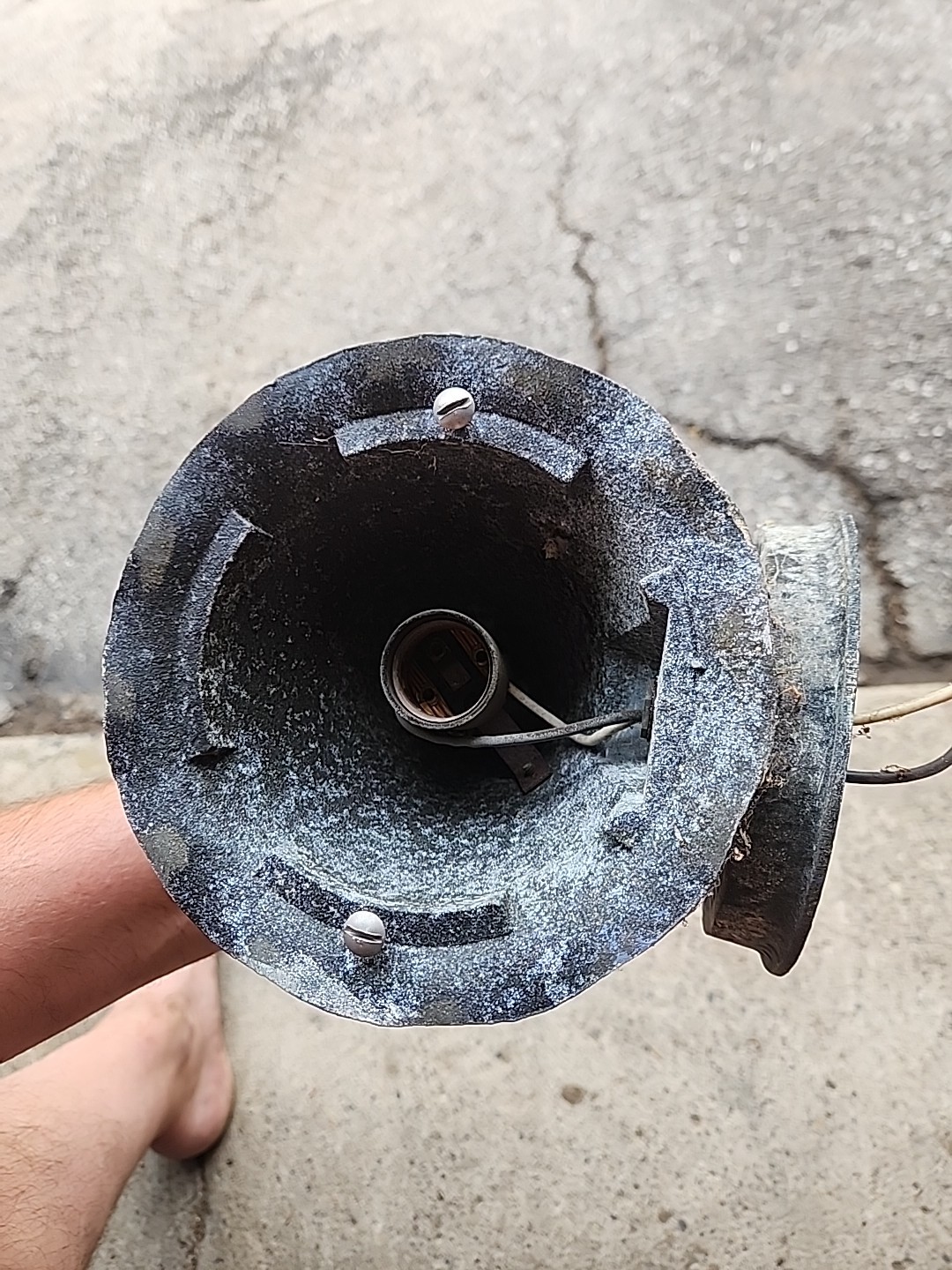 Vintage Exterior Light. 55+ Years Old.