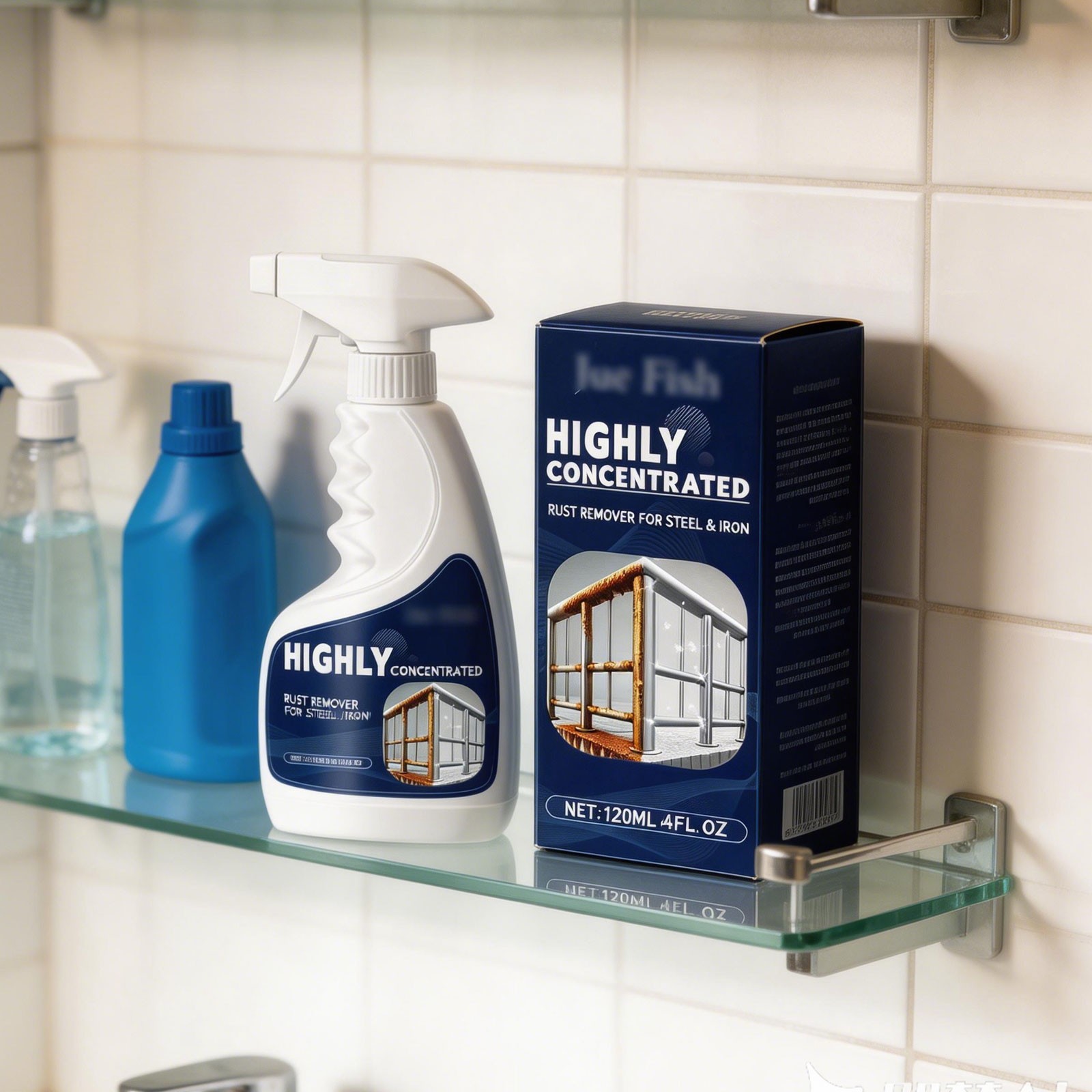 Industrial ﻿Highly Concentrated Rust Remover 120ml For Steel & Iron HOT 2026