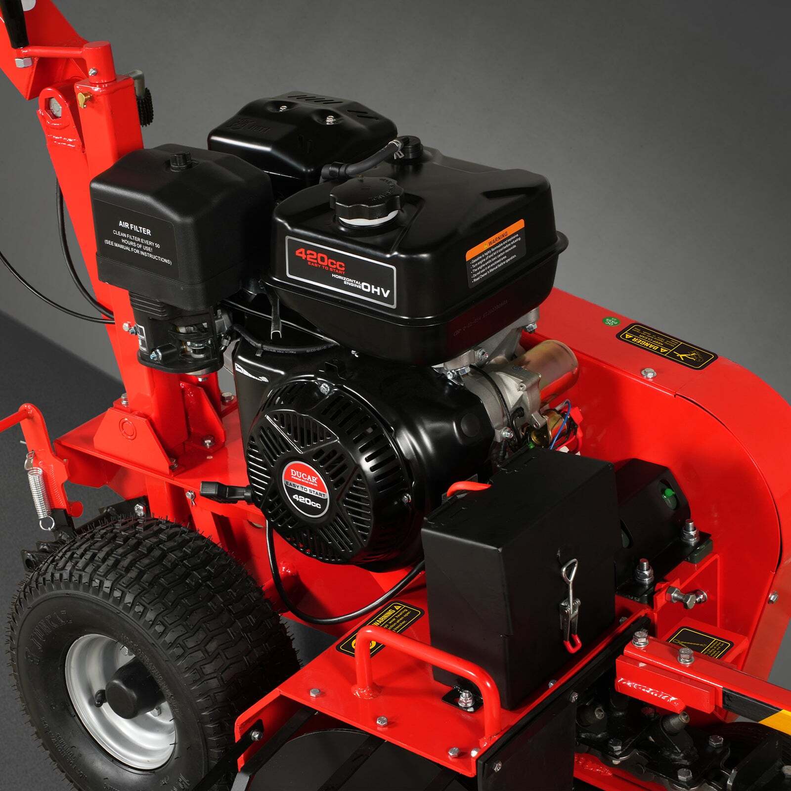 420cc 15HP E-Start Trencher 24'' Trench Depth/4'' Trench Width, TCR1500