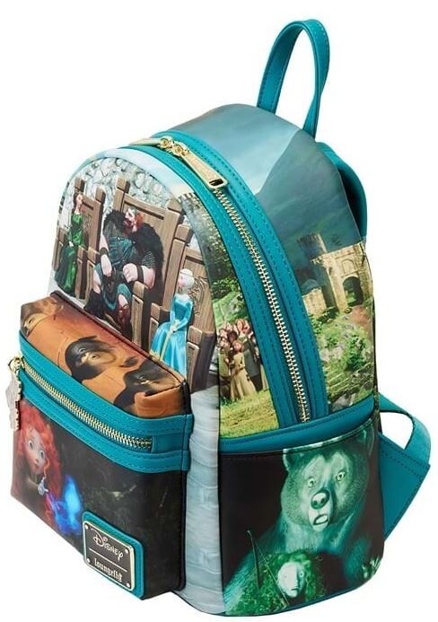 LOUNGEFLY Disney Brave Merida Princess Scene Mini Backpack NEW!