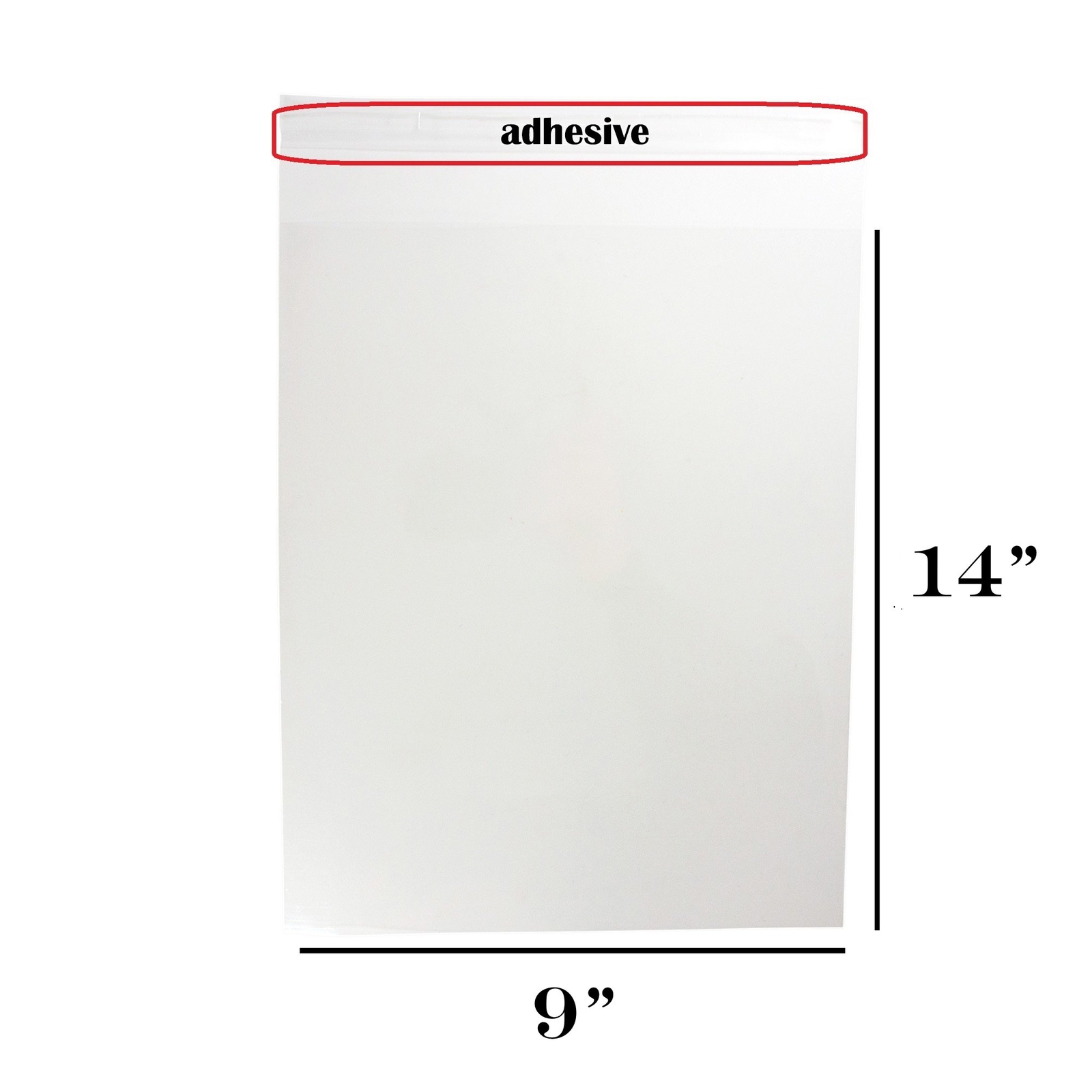 100pc Clear Flat Re-Sealable Food Grade Cellophane Bags for food/storage