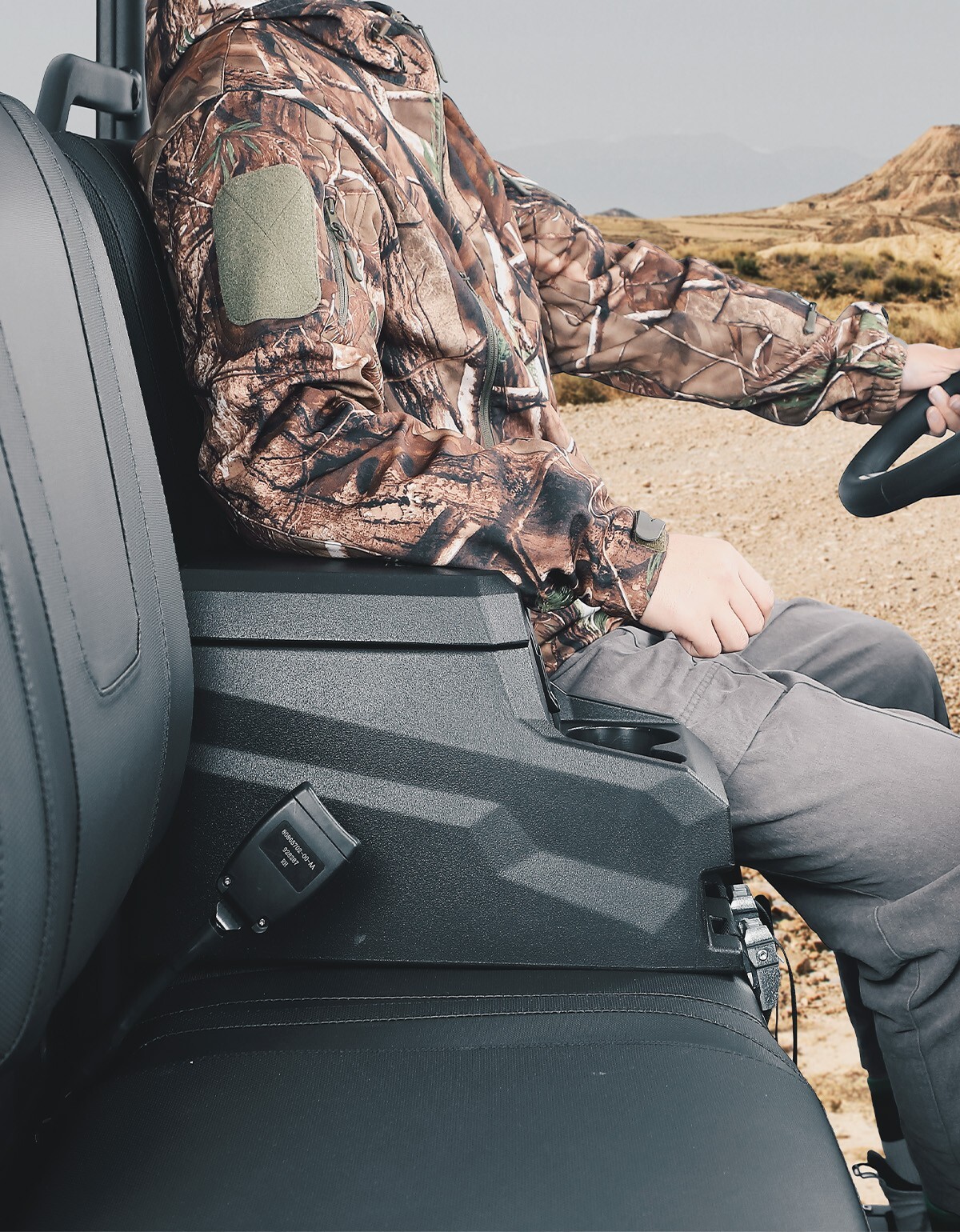 KEMIMOTO Bench Seat Center Console Armrest Box For Ranger XP 1000/ Crew XP 1000