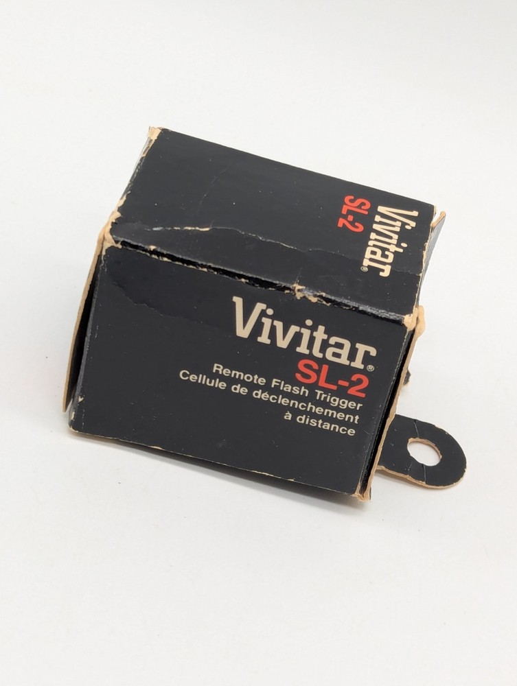 Vivitar SL-2 Flash Remote Trigger In Original Box W/Instructions Untested