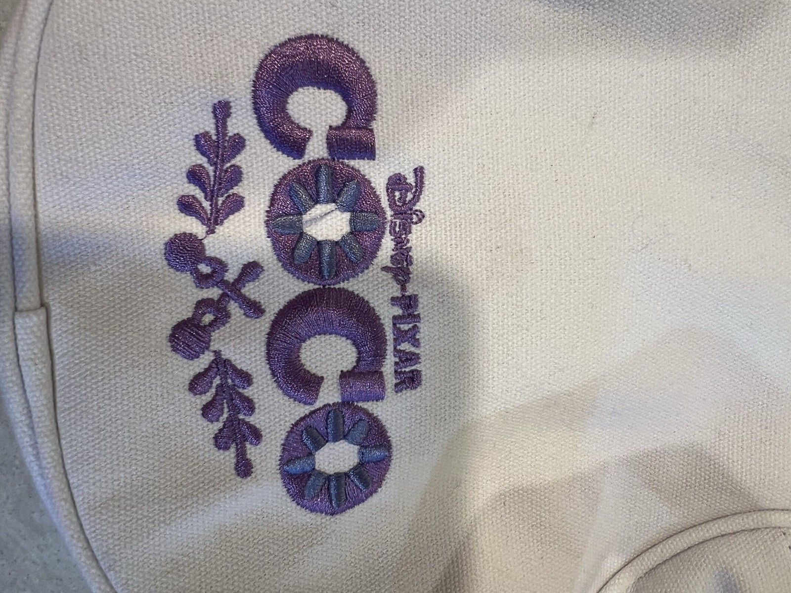 Disney Pixar Coco Movie White Guitar Sling Backpack Canvas Read