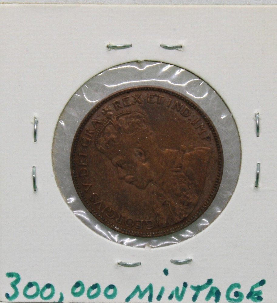 1936 Newfoundland Large cent
