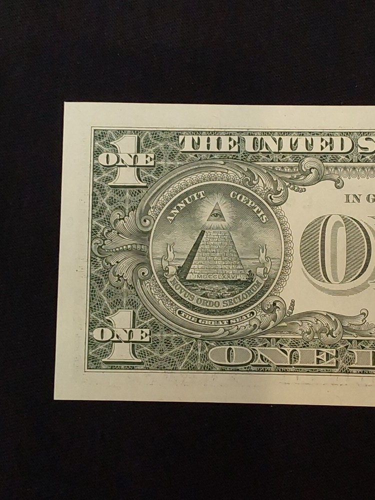 2003 $1 Federal Reserves Note Near Solid 6's Crip Uncirculated Awesome Note!!