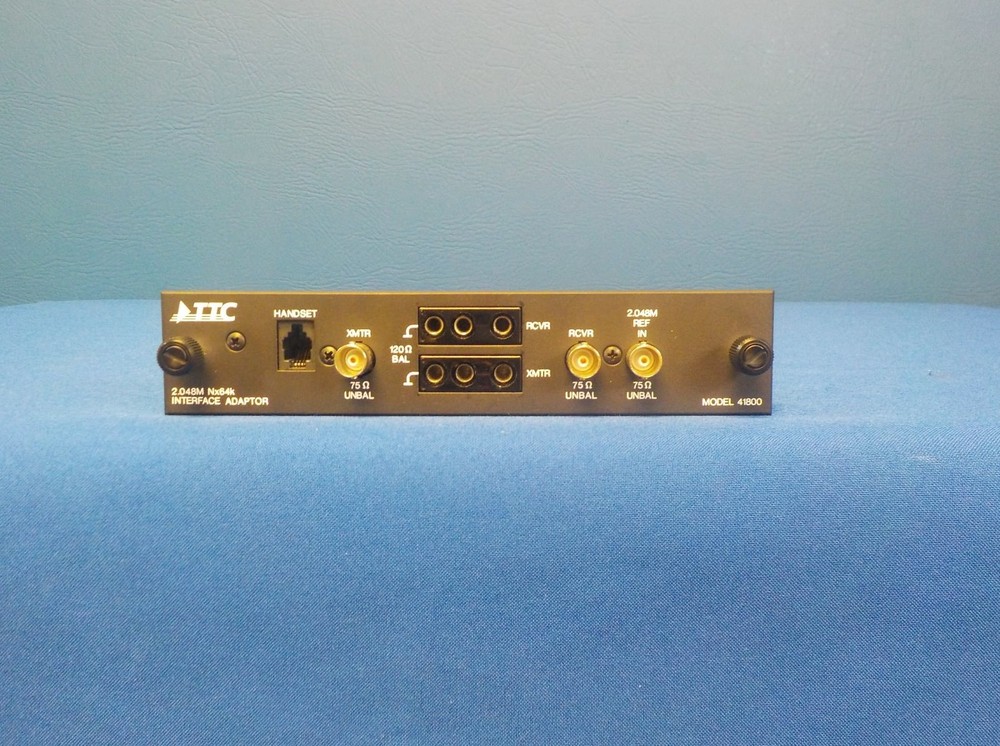 Acterna / JDSU / WG Fireberd TTC 41800 Data Interface Adaptor 2.048M Nx64k