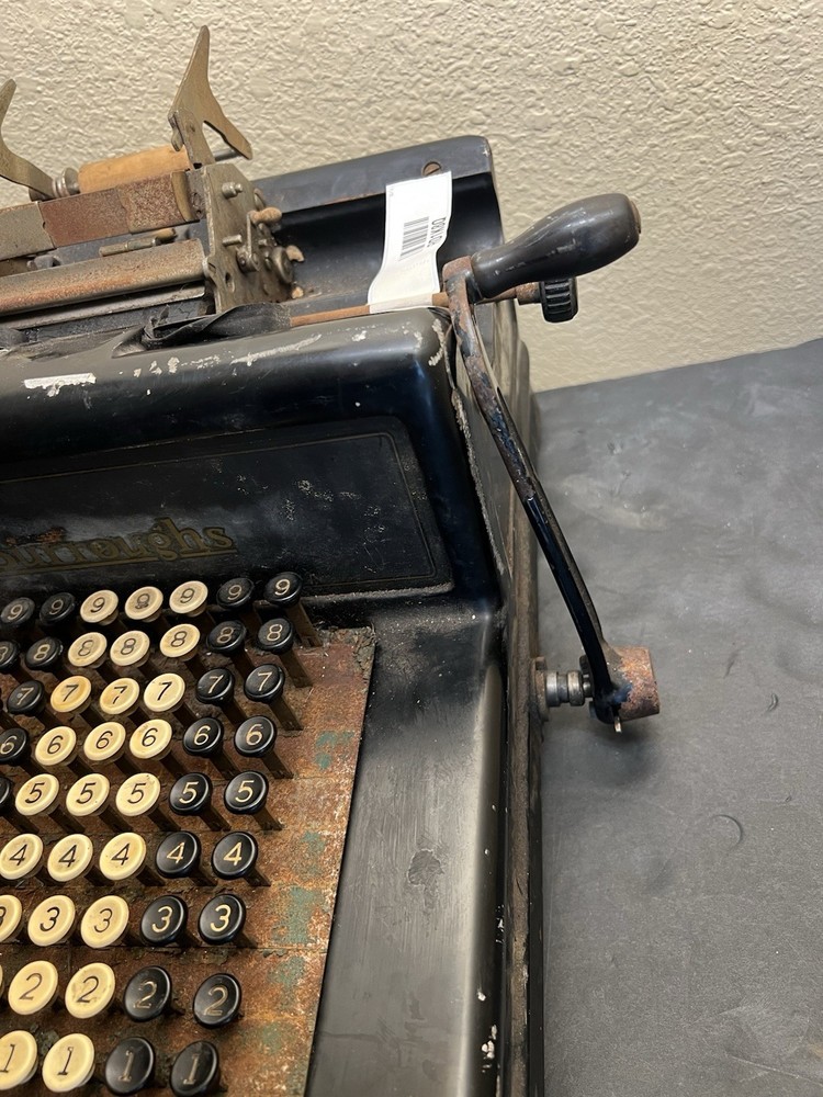 Burroughs Vintage Mechanical Adding Machine Calculator Arithmometer