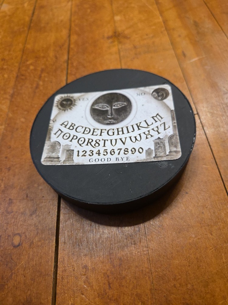 Round Hand Decorated/  Upcycled Box
