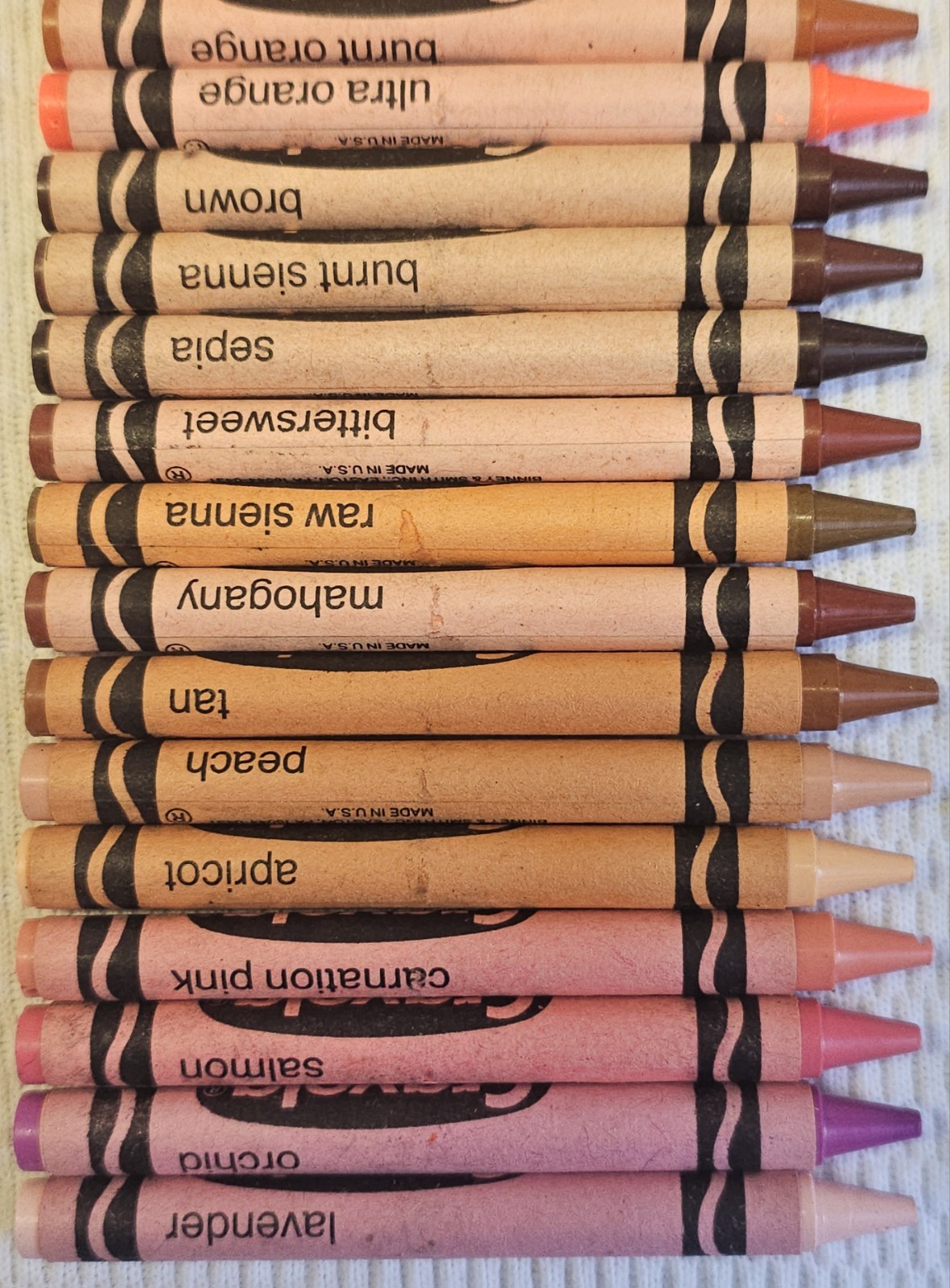 1990 Crayola Crayons 1st EVER Dandelion Cerulean + Indian Red Thistle Goldenrod