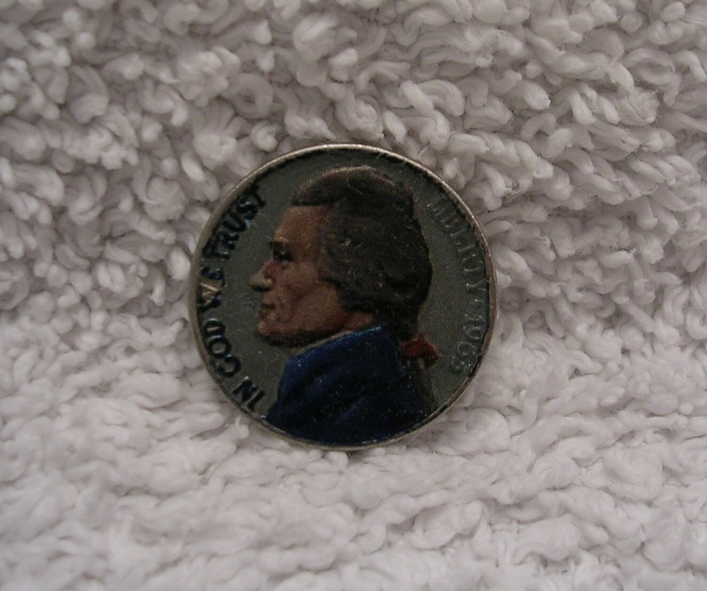 Jefferson Nickel - Colorized