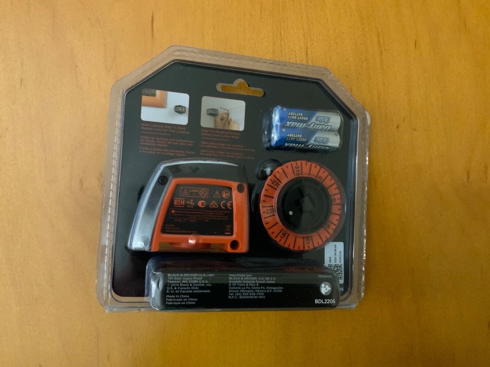 BLACK+DECKER Laser Level (BDL220S) new