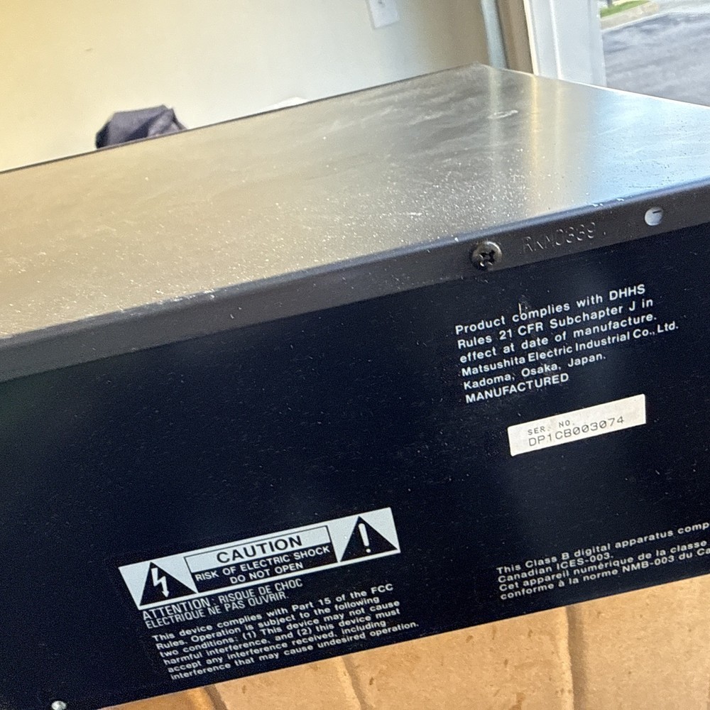 Technics SL-PD9 Compact Disk Changer Tested