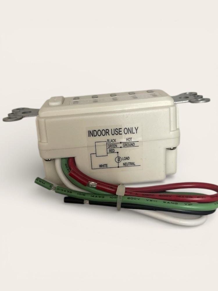 Intermatic EC200WK Electronic Countdown Timer with Preset Times - White (U)