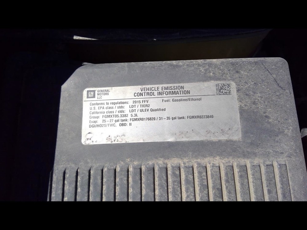 2015 15 GMC SIERRA 1500 Bottle Jack