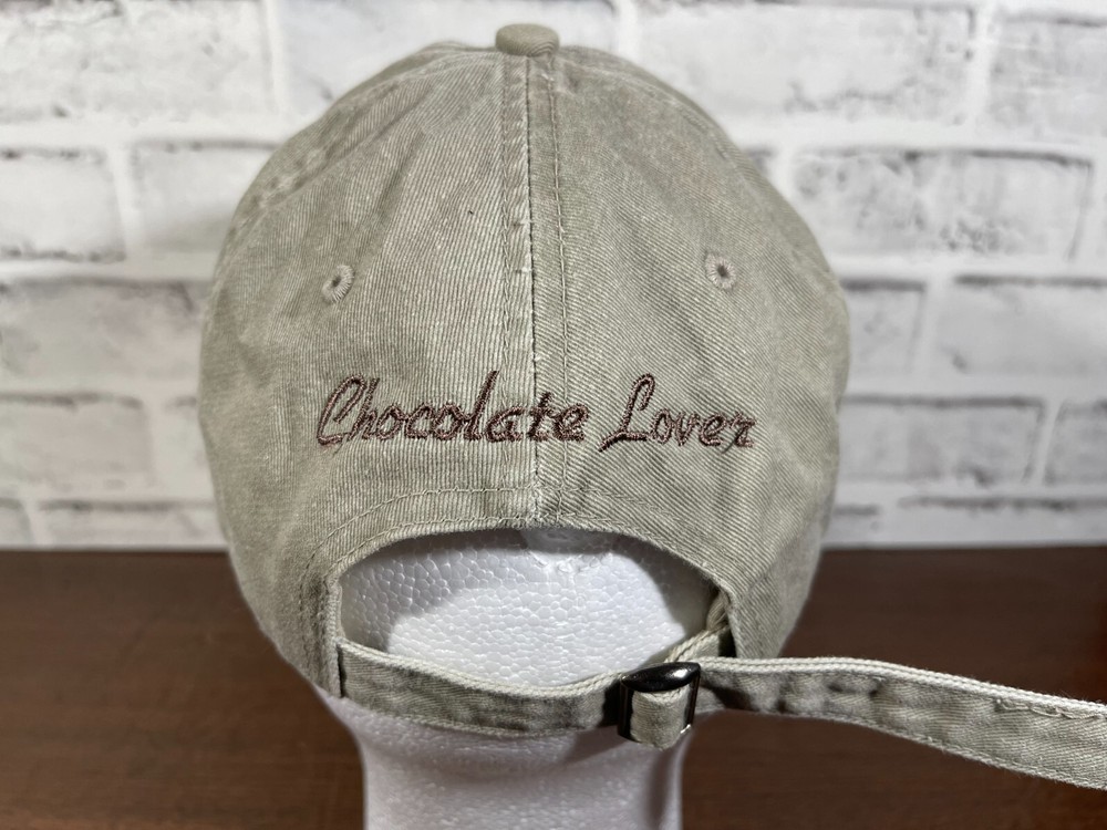 Hershey’s Chocolate Lover Distressed Tan Adjustable Baseball Cap