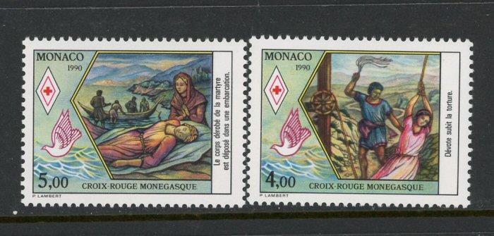 Monaco #1714-5 MNH