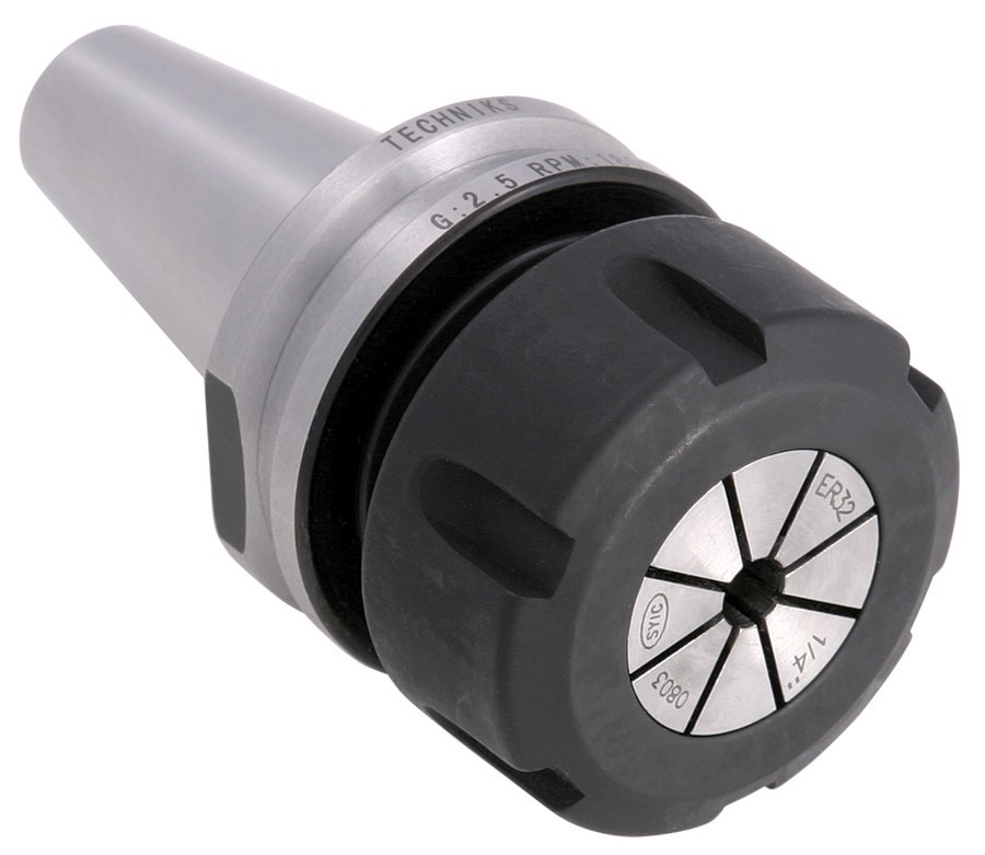 TECHNIKS ISO 30 PRECISION ER32-CMS HEX NUT COLLET CHUCK 12000-CMS