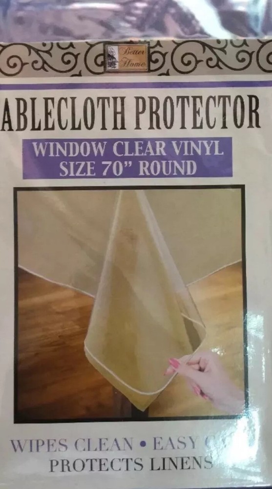 Clear THICK Vinyl Plastic Table Protector - ( VARIOUS SIZES)